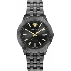 Versace VE2D00621 horloge mannen - Roestvrij Staal - zwart