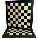 HOT Games Schaakbord Zwart/Ahorn Ingel. V.40 mm.38 cm..