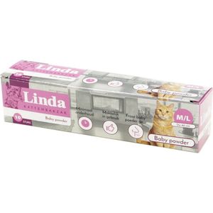 Linda Kattenbakzakken Babypoeder - 10 zakken - 51 x 46 cm