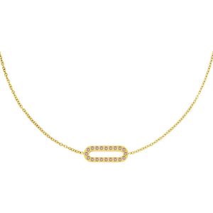 Roestvrij stalen ketting - Yehwang - Ketting - One size - Goud