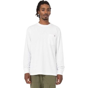 Dickies Luray Pocket Lange Mouwenshirt Wit L Man