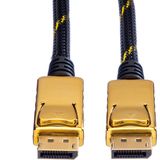 ROLINE GOLD DisplayPort Kabel, DP M/M, Retail Blister, 3 m