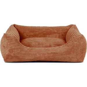 Dog's Lifestyle Hondenmand Ribbed Deluxe Terracotta L 90cm (ook in M&XL) Wasbare hoes / Orthopedisch