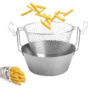 Friteuse Thermobodem - roestvrij staal - 30 cm
