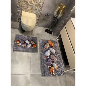2 luxe Douchematten �– Badkamer matten- Antislip - Vloermat - Waterabsorberend en Wasbaar
