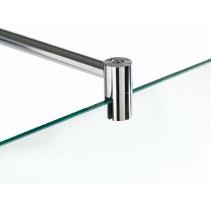 Stabilisatiestang rond compleet glas-wand-Lengte 1000 mm