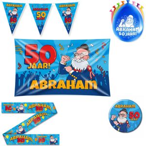 Abraham verjaardag versiering pakket Cartoon