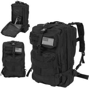 Survival rugzak - XL - MOLLE systeem - Zwart