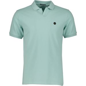 No Excess - Poloshirt Riva Solid Turquoise - Regular-fit - Heren Poloshirt Maat XL