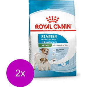Royal Canin Mini Starter Mother & Babydog - Puppy-Hondenvoer - 2 x 4 kg