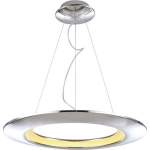 LED Hanglamp - Hangverlichting - Concepty - 41W - Natuurlijk Wit 4000K - Chroom Aluminium