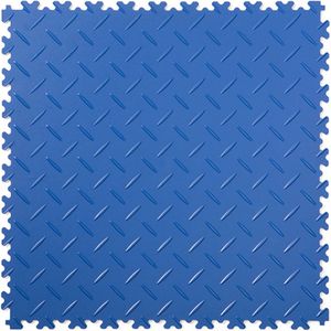PVC kliktegel diamant | Blauw | Set 10 tegels | Per 2,5m² | 50x50cm | Dikte 4mm