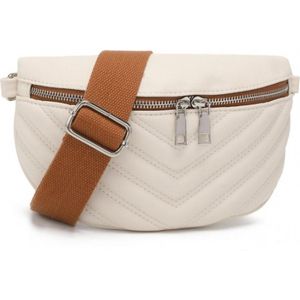 Miss Lulu Heuptasje Dames - Crossbody Tas Dames - Beige