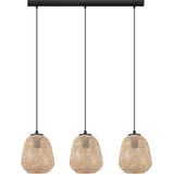 EGLO Dembleby - Hanglamp - E27 - 90 cm - Zwart