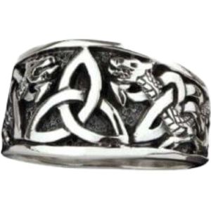 Zilveren ring Keltische knoop (R5403.65)