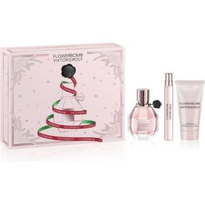 Flowerbomb Gift Set Eau De Parfum (edp) 50 Ml, Miniaturka Eau De Parfum (edp) 10 Ml + Body Lotion 50 Ml