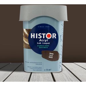 Histor Perfect Finish Lak Acryl Zijdeglans 0,75 liter - Cacao