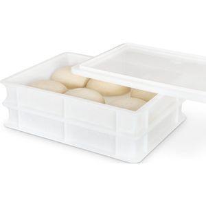 Pizza Store Deegbak + DEKSEL 2 Lagen - bollenbak - pizzabollenbak - pizzadeegbak + 1 DEKSEL - 30 x 40 x 14