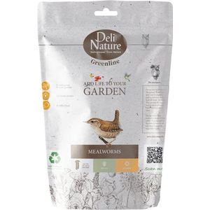 6x Deli Nature Greenline Mealworms 200 gr