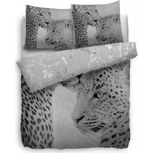 Heckett & Lane Sim Dekbedovertrek - Eenpersoons - 140x200/220 cm - Grijs