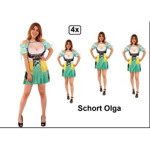 4x Schort Olga one size- Bier feest oktoberfest carnaval