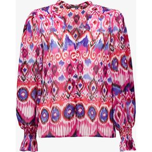 TwoDay dames blouse met tribal print - Roze - Maat XL