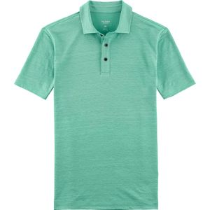 OLYMP Polo Level 5 Casual - slim fit polo - groen - Maat: S