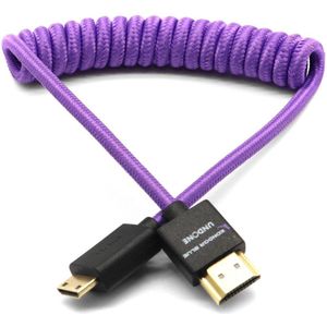 Kondor Blue Gekrulde Mini HDMI naar Full HDMI (12-24)