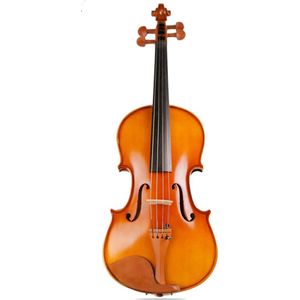 WK 4/4 viool -Professionele studie-AAA-kwaliteit wit dennenhout paneel -met koffer