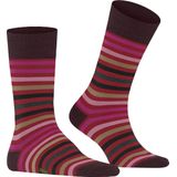 FALKE Tinted Stripe herensokken - rood (ingle)