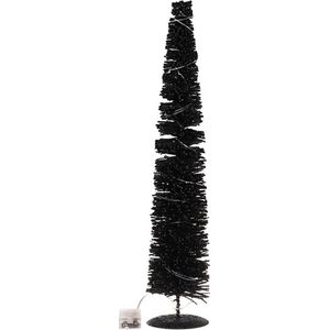 Kerstboom zwart glitters