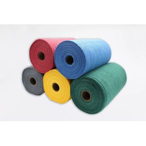 Tricot First Microvezel Doekjes (75 Stuks per Rol) – Duurzaam, Zacht en Efficiënt voor Schoonmaak & Auto - kleur geel