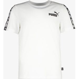 Puma Essentials Tape kinder sport T-shirt wit - Maat 152