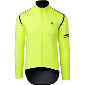 Fietsshirt AGU Men Rain Jersey LS Fluo Yellow