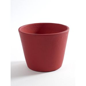 Serax Bloempot Handpainted Burgundy Rood D 16 cm H 12 cm