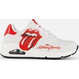Skechers Uno Rolling Stones Sneakers wit - Dames - Maat 40