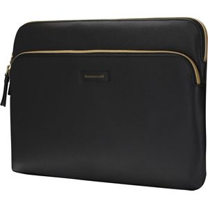 dbramante1928 Paris+ Sleeve - Laptop hoes 14 inch - Echt leer - MacBook Pro 14 inch - Night Black