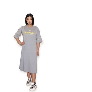 Ibramani Authentic T-Shirt Light Grey - Dames T-shirt Jurk - Zomer T-Shirt - Oversized T-Shirt - Premium Katoen - Dames Kleding