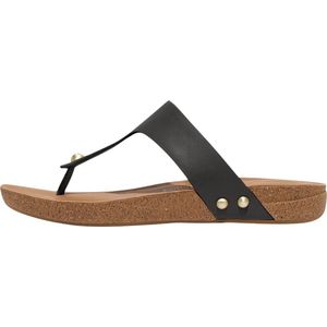 FitFlop iQushion Leather Toepost Teenslippers Dames