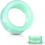 Double Flared groene opalite 12 mm