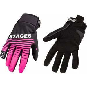 Stage6 Handschoenen Stage6 Street Pure roze / zwart maat XL - motor handschoenen - scooter handschoenen