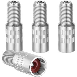 Autobanden Ventieldoppen - 4 Stuks (Binnendiameter 7 mm)