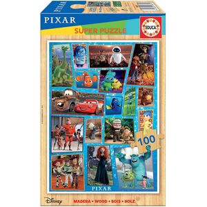 Educa - puzzel - Disney Pixar - hout 100 stukjes