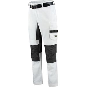 Tricorp Schildersbroek Twill 502016 - Mannen - Wit/Grijs - 44