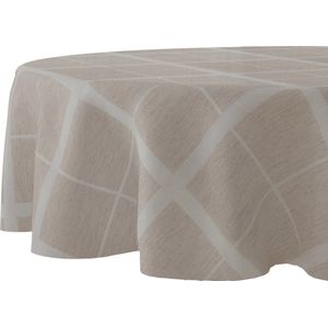 Wicotex-Tafellaken-Tafelkleed-Tafellinnen Lys naturel 140cm rond