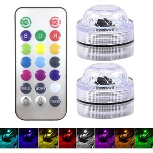 Led-onder-autoverlichtingsset - Draadloze sfeerverlichting Muziek Led-verlichting - Afstandsbediening auto-interieur-exterieur .