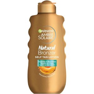 Garnier Ambre Solaire Natural Bronzer Zelfbruinende Lotion - Voor een Egale Bruining en Stralende Huid- 200ml