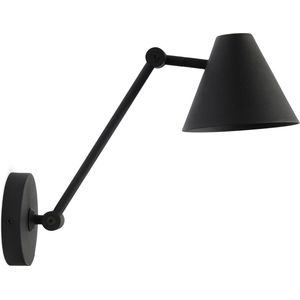 Riviera Maison Wandlamp Binnen - RM Metal Wall Lamp - Zwart