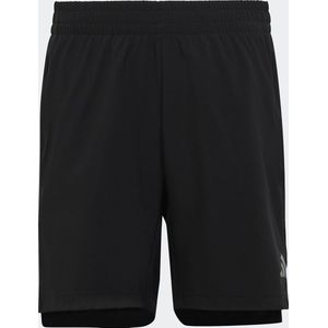 adidas Performance AEROREADY 3-Stripes Geweven Short - Kinderen - Zwart- 164