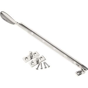 325mm Openslaande Venster Verblijf Fastener Richter Pull Lock Catch met Fittings Zilver Ijzer